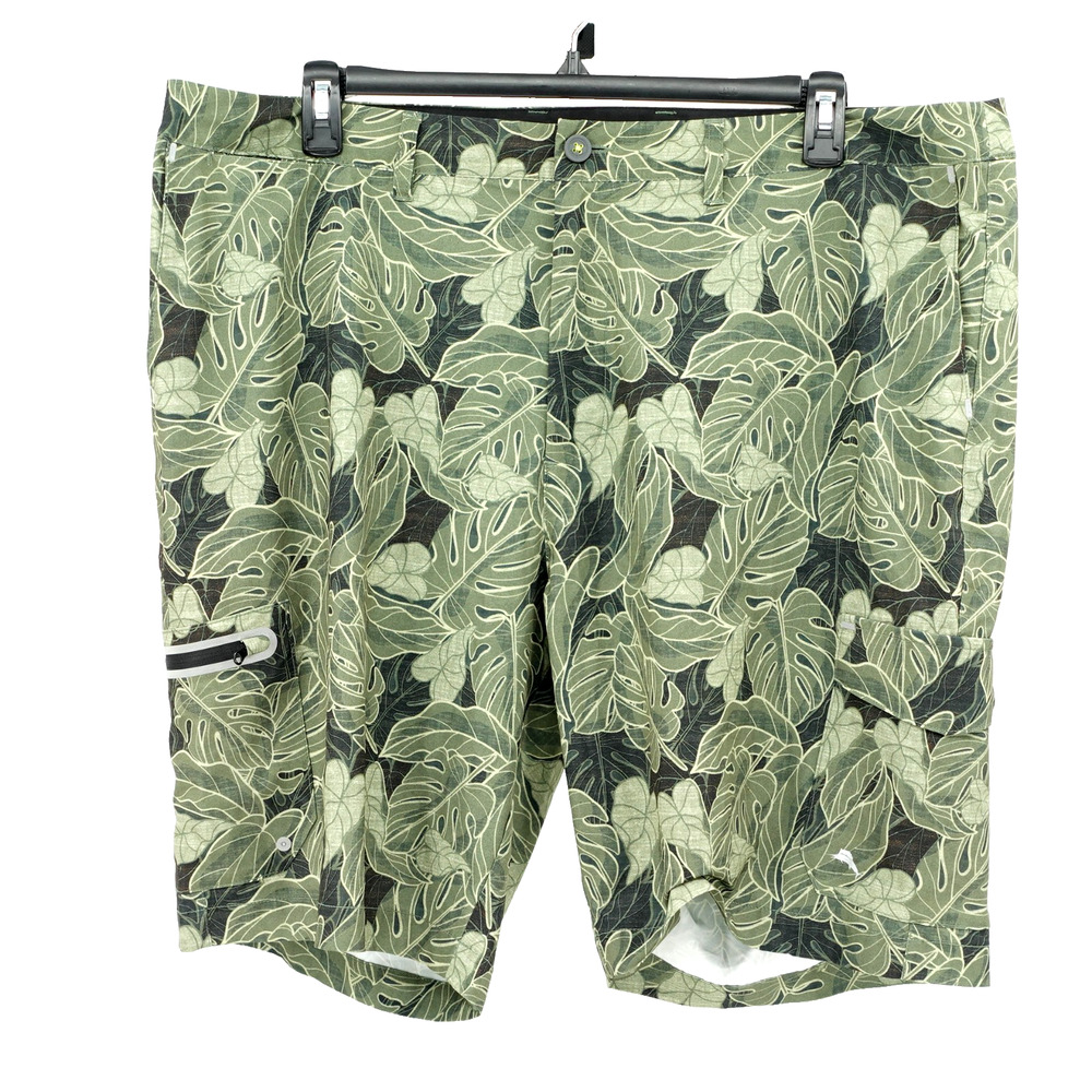 Tommy Bahama Swim Trunks SZ 42 10" Cayman Camo Dunes IslandZone Cargo Athleisure